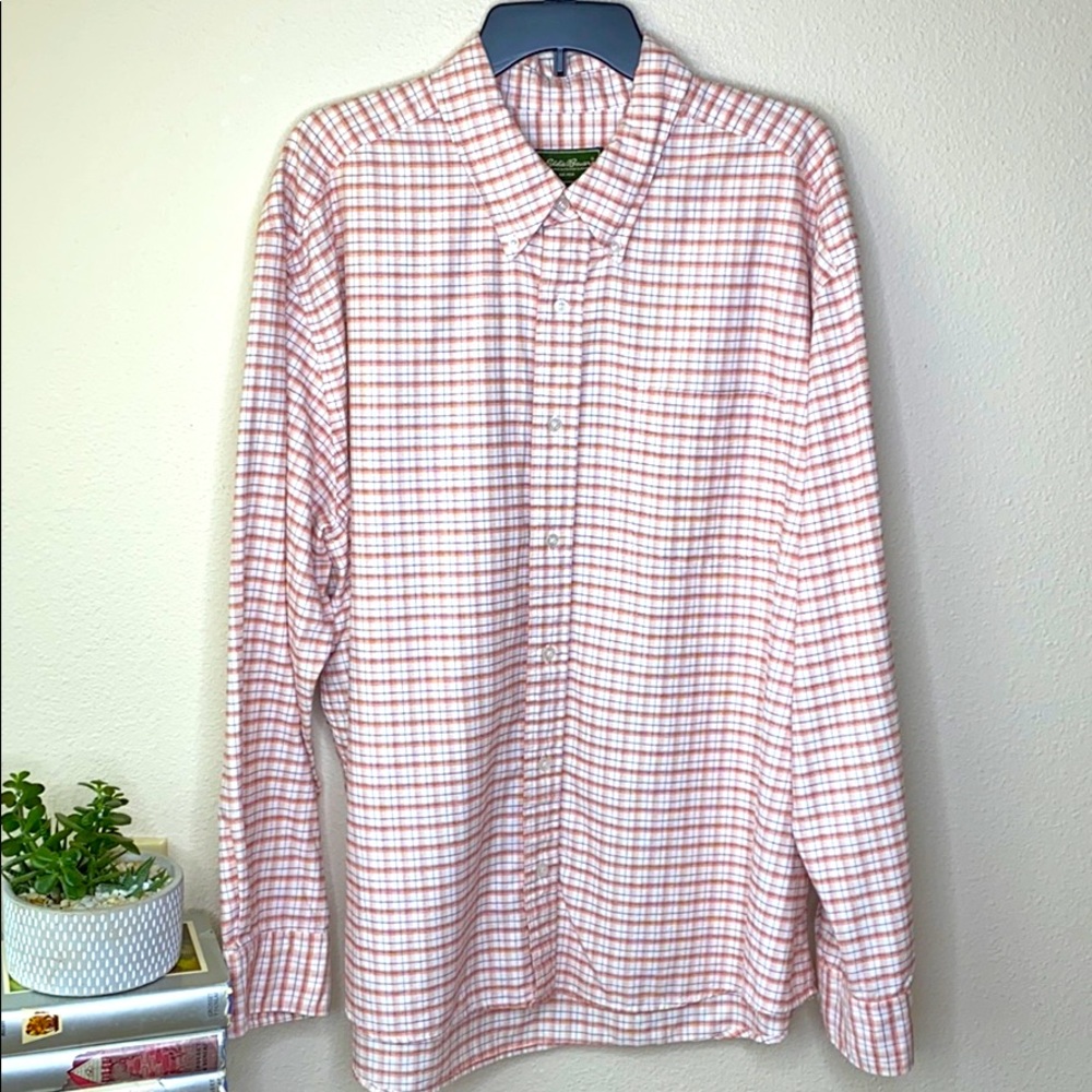 Eddie Bauer Button Front Shirt Men’s Size XXL